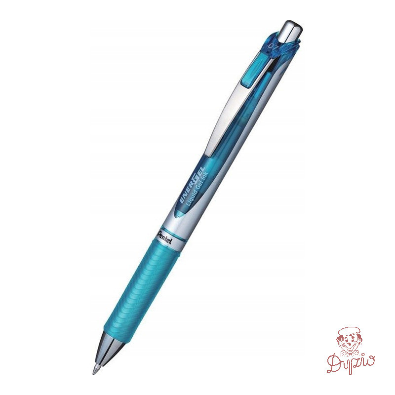 Pióro kulkowe ENERGEL BL77 błękitne 0,7mm PENTEL