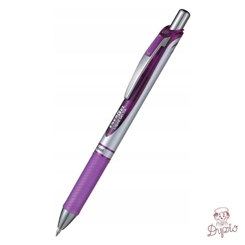 Pióro kulkowe ENERGEL BL77 fioletowe 0,7mm PENTEL