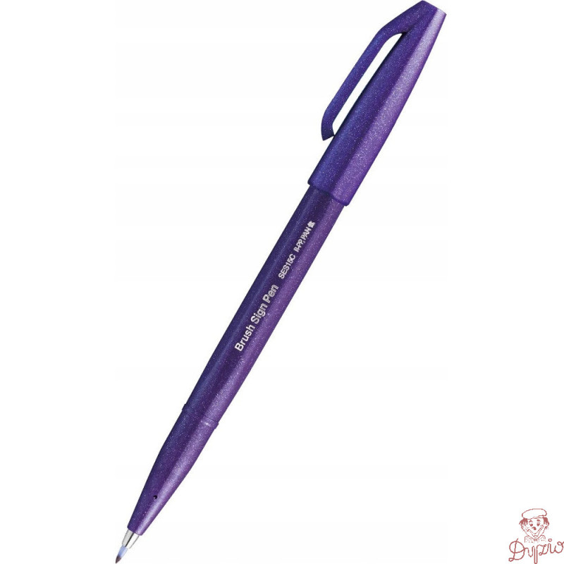 Pisak BRUSH SIGN PEN fiolet SES15C-V