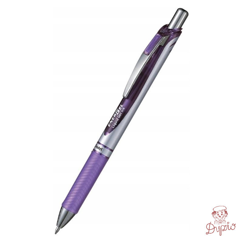Pióro kulkowe ENERGEL BL77 liliowe 0,7mm PENTEL