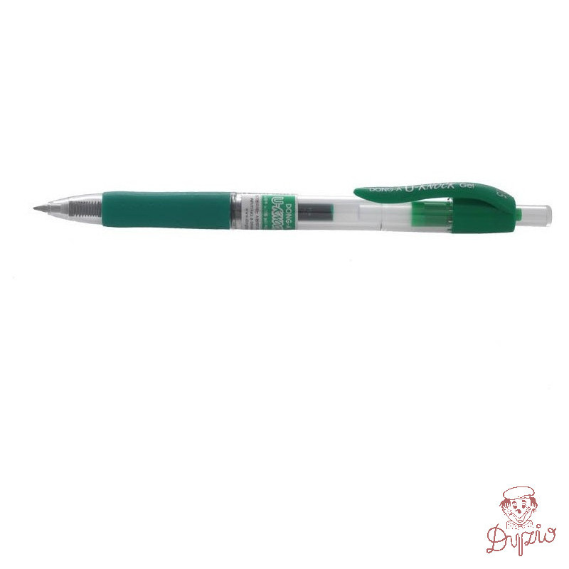 Pióro żelowe automatyczne DONG-A U-KNOCK zielone TT5033
