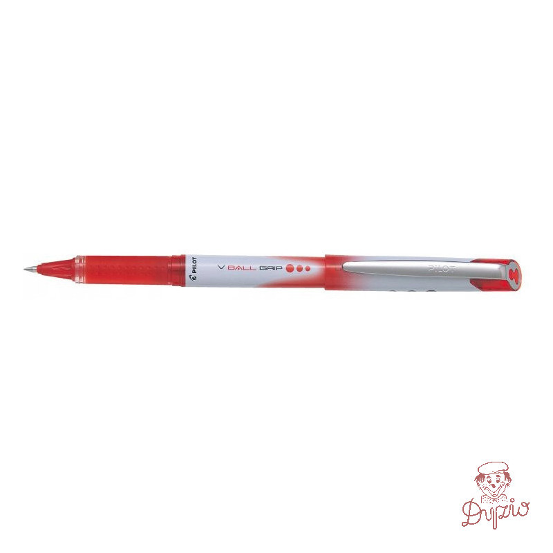 Pióro kulkowe PILOT VBALL GRIP czerwony PIBLN-VBG5-R