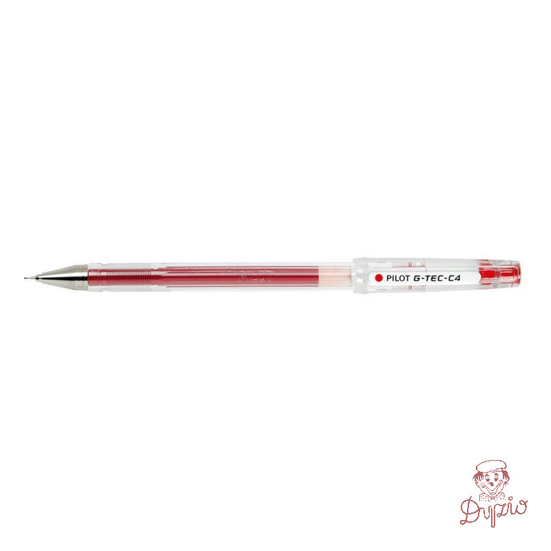 Pióro żelowe PILOT G-TEC C4 czerwony PIBL-GC4R