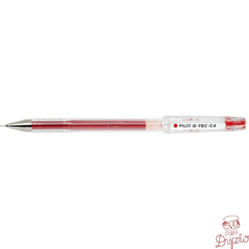 Pióro żelowe PILOT G-TEC C4 czerwony PIBL-GC4R