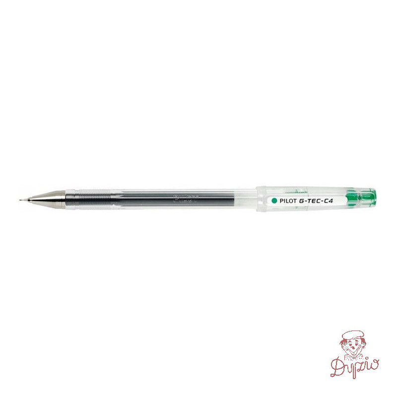 Pióro żelowe G-TEC-C4 zielone PILOT PIBL-GC4G