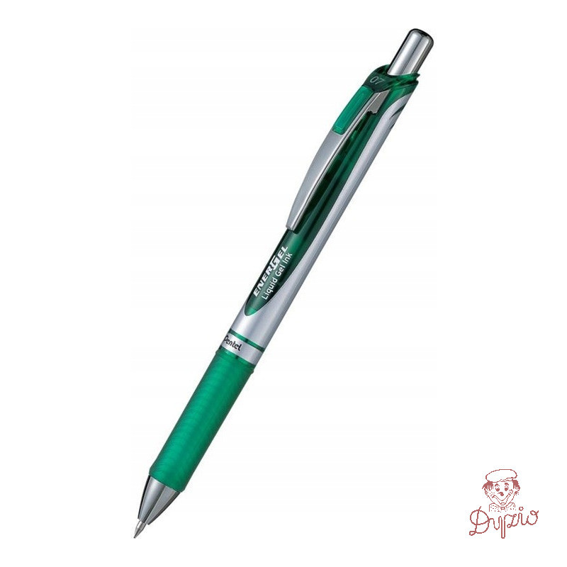 Pióro kulkowe ENERGEL BL77 zielone 0.7mm PENTEL