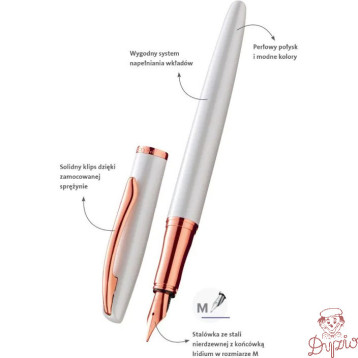 Pióro wieczne JAZZ NOBLE ELEGANCE białe 400189910 Pelikan