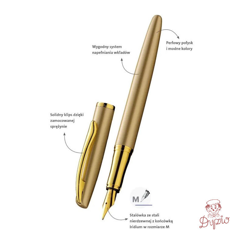 Pióro wieczne Jazz Noble Elegance GOLD etui PELIKAN 821827