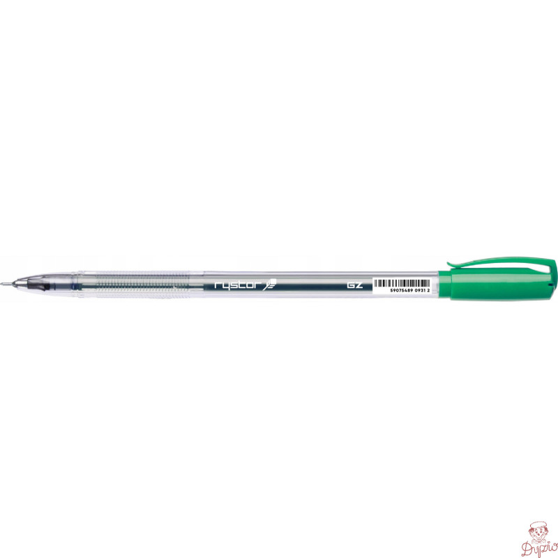Pióro żelowe GZ-031/D zielone 426-003 RYSTOR