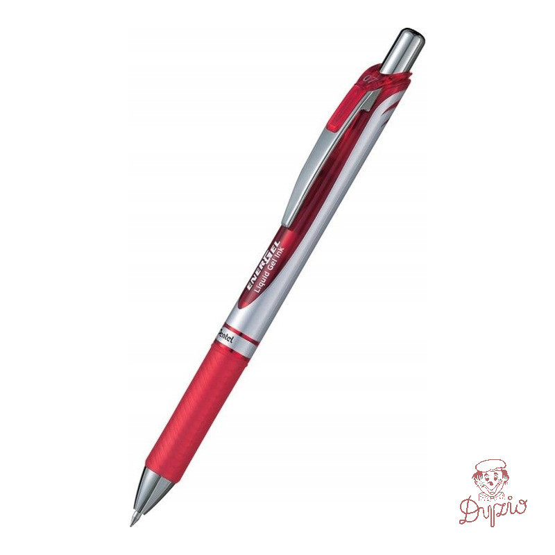 Pióro kulkowe ENERGEL BL77 czerwone 0.7mm PENTEL