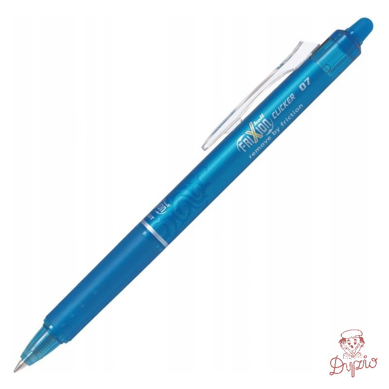 Pióro kulkowe PILOT FRIXION CLICKER lazurowe PIBLRT-FR7-LB