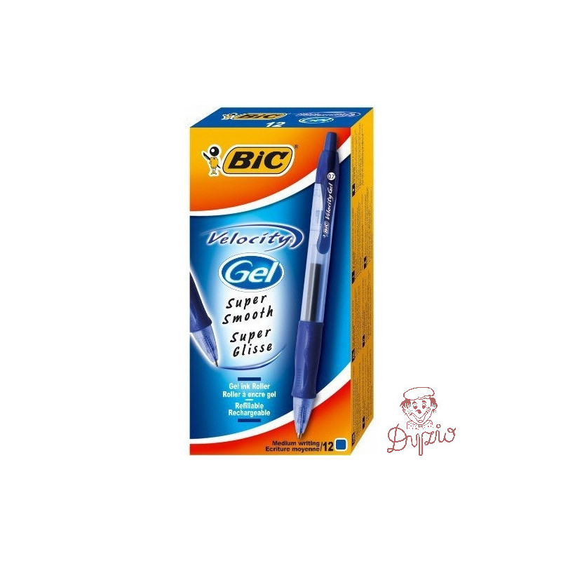 Pióro żelowe automatyczne Gelocity Gel Niebieski 829158 BIC