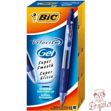 Pióro żelowe automatyczne Gelocity Gel Niebieski 829158 BIC