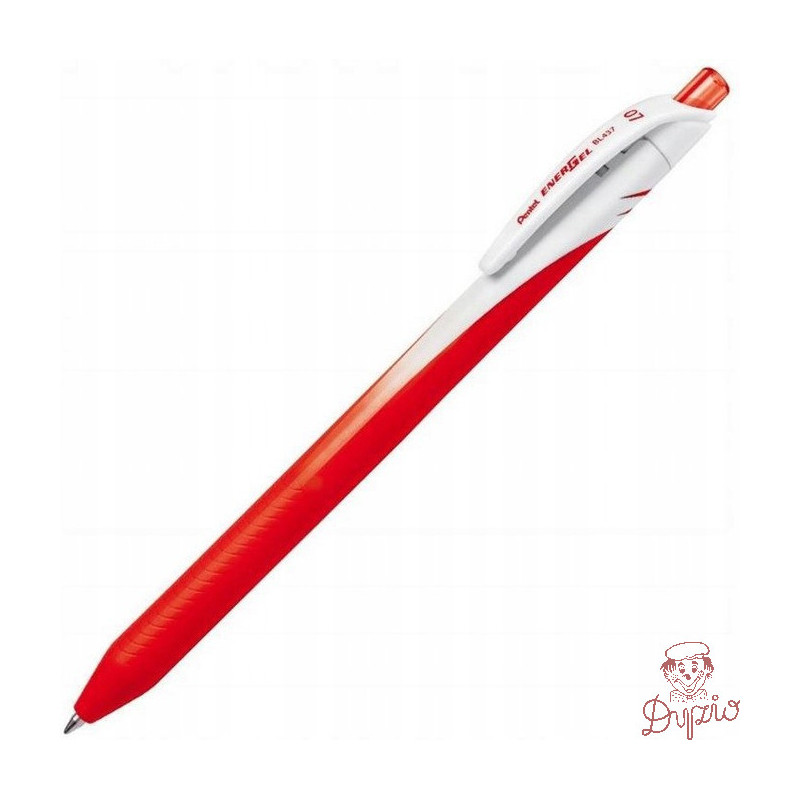 Pióro kulkowe EnerGel 0,7mm BL437-B czerwone PENTEL