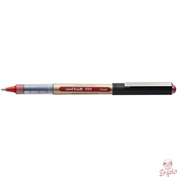 Pióro kulkowe 1mm UNI UB-150-10 czerwony obudowa złota