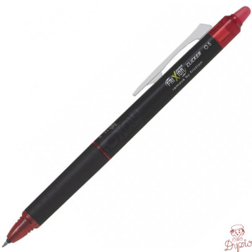 Pióro kulkowe FRIXION POINT CLICKER 0,5 czerwone PIBLRT-FRP5-R PILOT