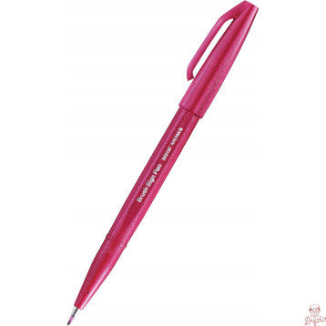 Pisak BRUSH SIGN PEN burgund SES15C-B2X PENTEL