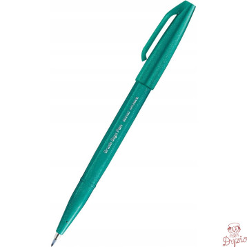 Pisak BRUSH SIGN PEN oliwkowy SES15C-D3X PENTEL