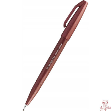 Pisak BRUSH SIGN PEN brązowy SES15C-E PENTEL