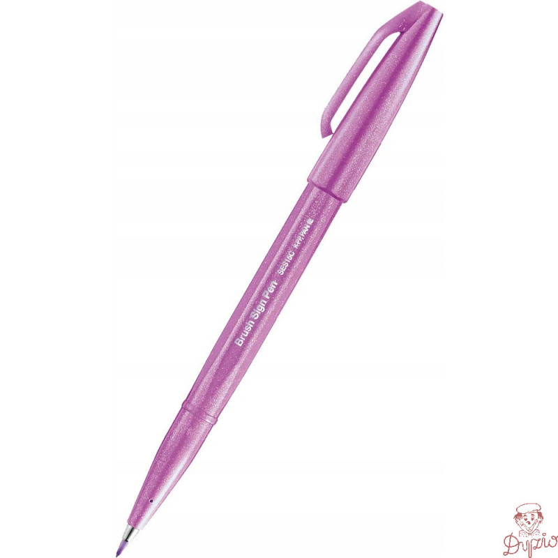 Pisak BRUSH SIGN PEN purpurowy SES15C-P2X PENTEL