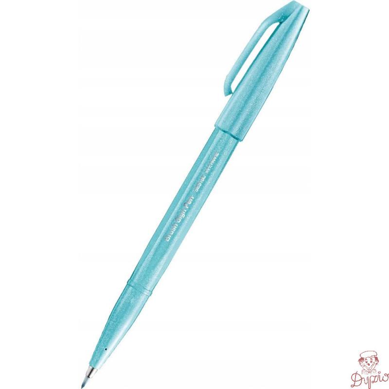 Pisak BRUSH SIGN PEN jasnobłękitny SES15C-S2X PENTEL