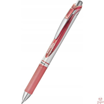 Pióro kulkowe ENERGEL BL77 pudrowy różowy/koralowy róż 0,7mm PENTEL