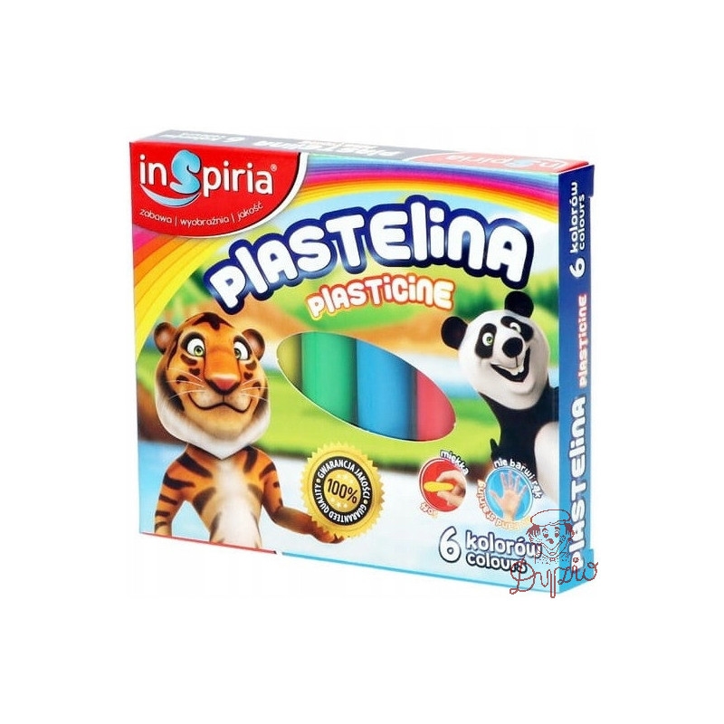 Plastelina 6 kolorów 0463-0001-99 Panta Plast