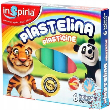 Plastelina 6 kolorów 0463-0001-99 Panta Plast