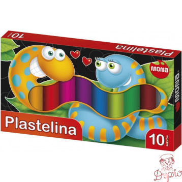 Plastelina szkolna dla dzieci Zestaw 10 kolorów MONA St.Majewski