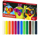 Plastelina szkolna dla dzieci Zestaw 12 kolorów MONA St.Majewski