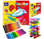 Plastelina 24 kolory 15g KP004-G TETIS