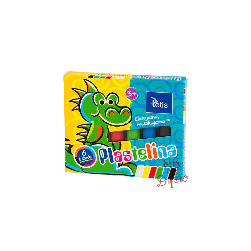 Plastelina 6kol.15g KP001-A TETIS