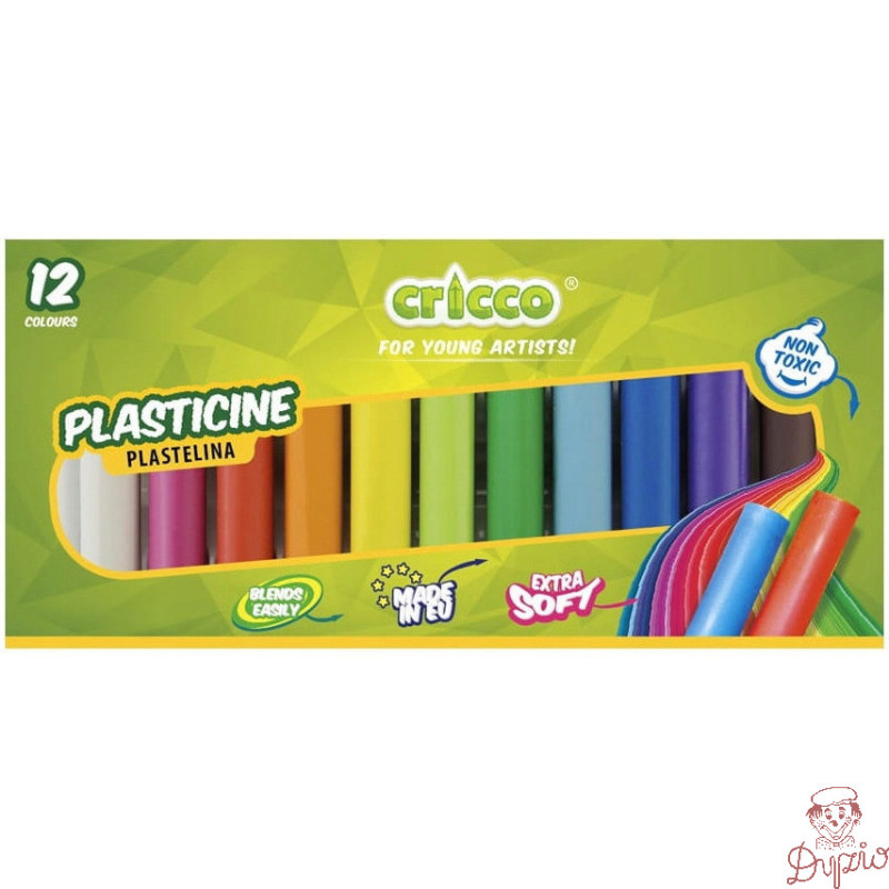 Plastelina CRICCO 12kolorów CR370K12