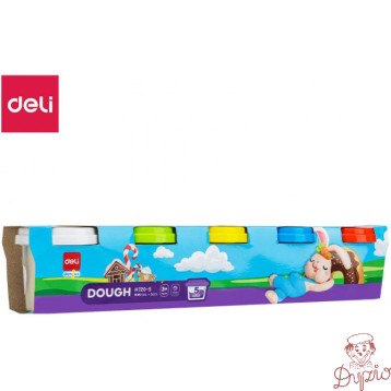 Ciastolina 5 kolorów EH720-5 DELI