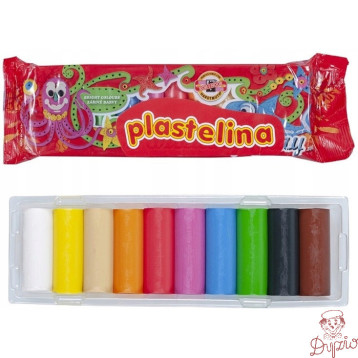 Plastelina 10 kol. 200G 1315S10 KOH-I-NOOR