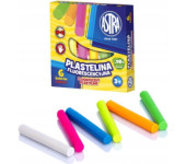 Plastelina dla dzieci fluorescencyjna 6 kolorów zestaw 83811906 ASTRA