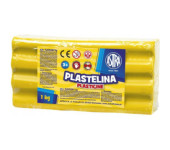 Plastelina szkolna dla dzieci 1kg żółta 303111002 ASTRA