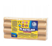 Plastelina szkolna dla dzieci 1kg cielista 303111003 ASTRA
