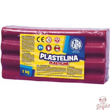 Plastelina szkolna dla dzieci 1kg purpurowa 303111009 ASTRA
