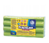 Plastelina szkolna dla dzieci 1kg seledynowa 303111017 ASTRA