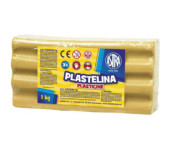 Plastelina szkolna dla dzieci 1kg brązowa jasna 303111020 ASTRA