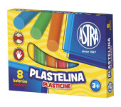 Plastelina szkolna dla dzieci zestaw 8 kolorów 83814902 ASTRA