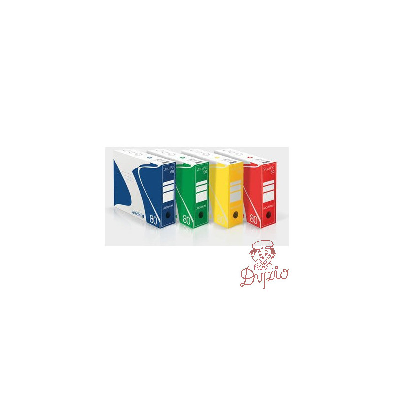 Pudło archiwizacyjne 80mm zielone 434/06 VAUPE