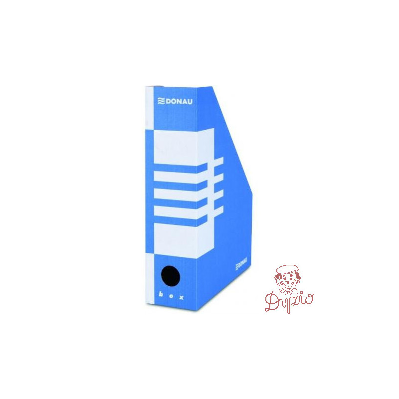 Pudełko na czasopisma składany kartonowy A4/ 800mm niebieski 7649001PL- 10 DONAU
