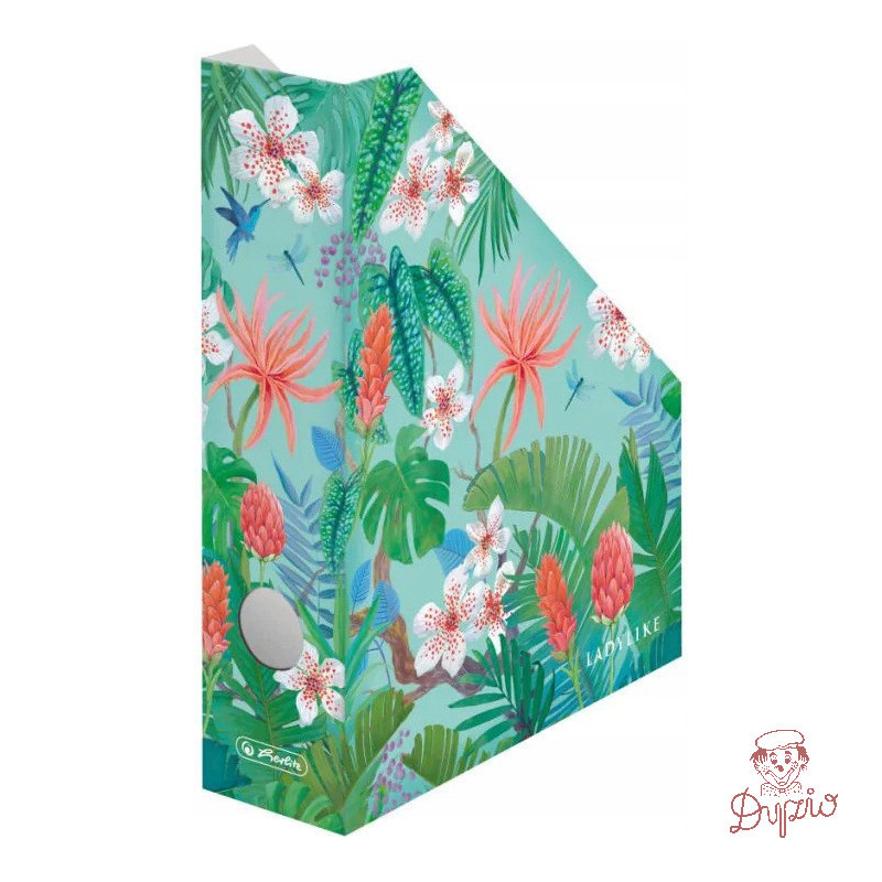 Pojemnik na dokumenty czasopisma 7cm tekturowy LADYLIKE JUNGLE 50043972 HERLITZ