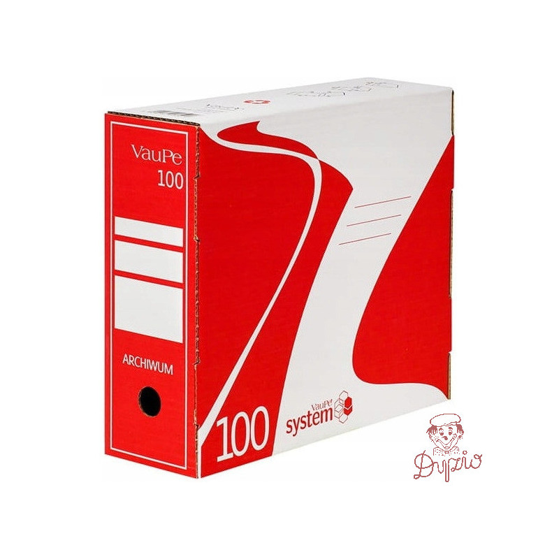Pudło archiwizacyjne 100mm czerwone 435/01 VAUPE