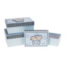 Zestaw pudełek ozdobnych PUD-23267-PR (3szt) ROZETTE