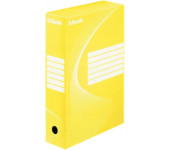 Pudło archiwizacyjne na dokumenty 80mm Standard żółte 128413 ESSELTE
