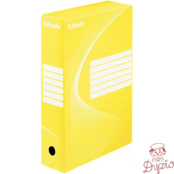 Pudło archiwizacyjne na dokumenty 80mm Standard żółte 128413 ESSELTE