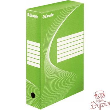 Pudło archiwizacyjne na dokumenty 80mm Standard zielone 128414 ESSELTE